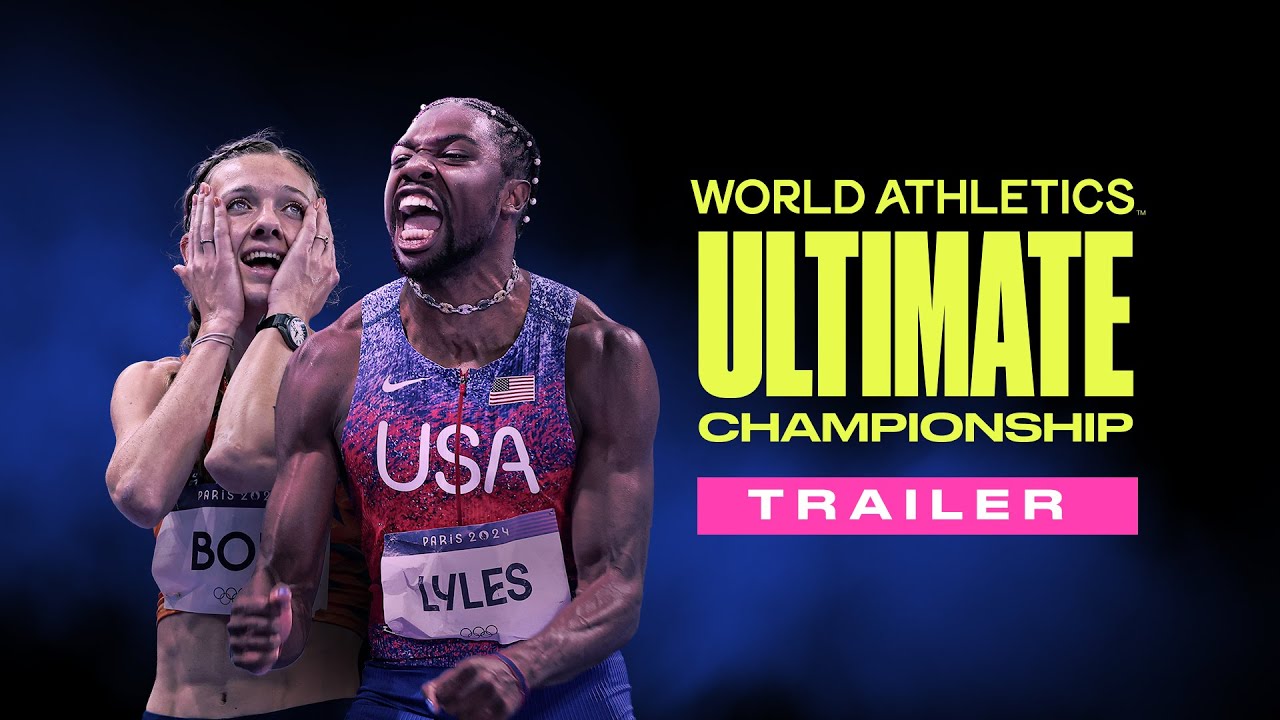 Atletiekbaan in een stadion met alleen het wedstrijdgedeelte uitgelicht