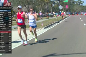 Clayton Young en Conner Mantz in de kopgroep van de Amerikaanse olympische selectiemarathon 2024