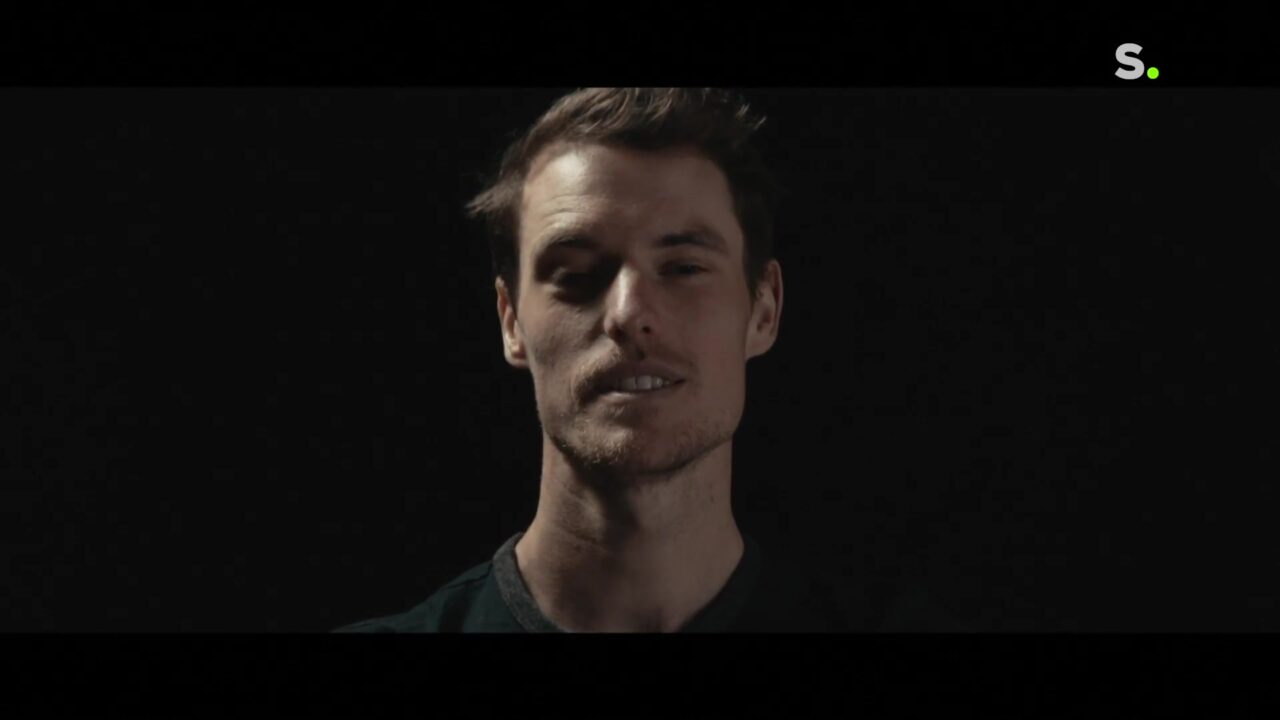 Koen Naert in een portret uit een video van Sporza